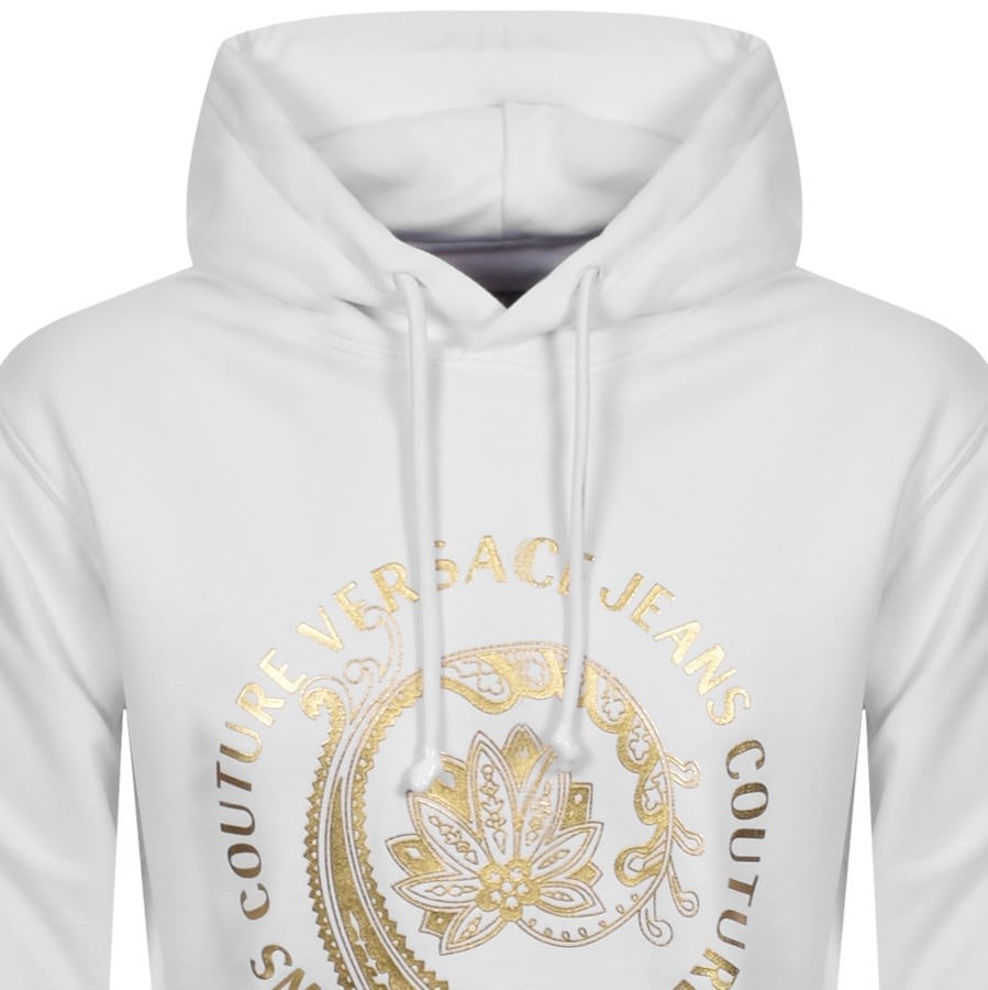 Alternative Image for ProductVersace Jeans Couture Pullover Logo Hoodie White2